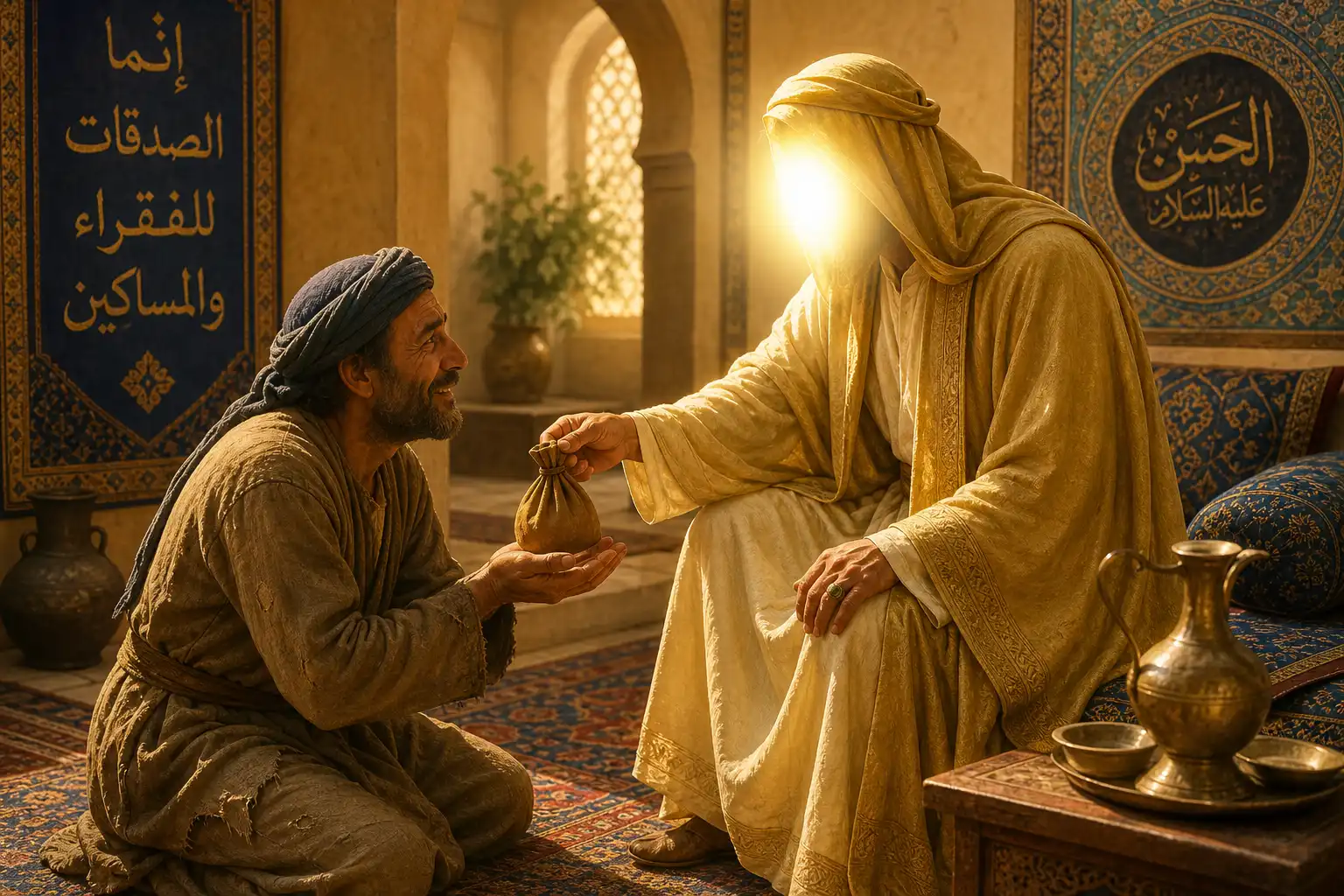 امام حسن مجتبی علیه‌السلام و نجات‌بخشیدن مردی از دشمنان دیرین