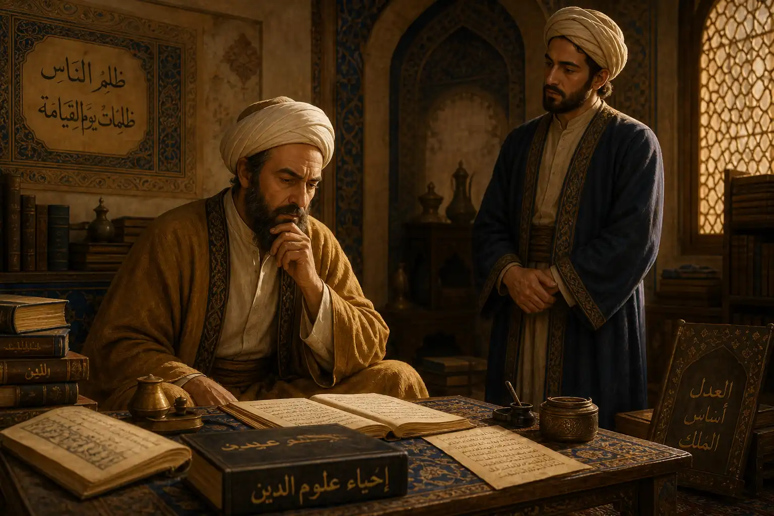 اعتراف غزالی به غصب خلافت به دست عُمَر بن خطاب
