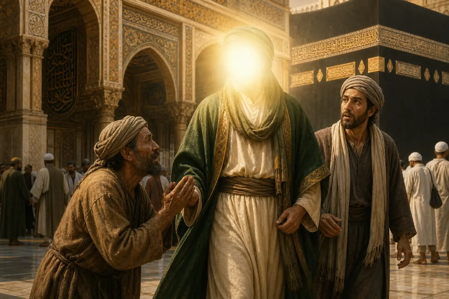 خدمت به خلق حتی در هنگام طواف